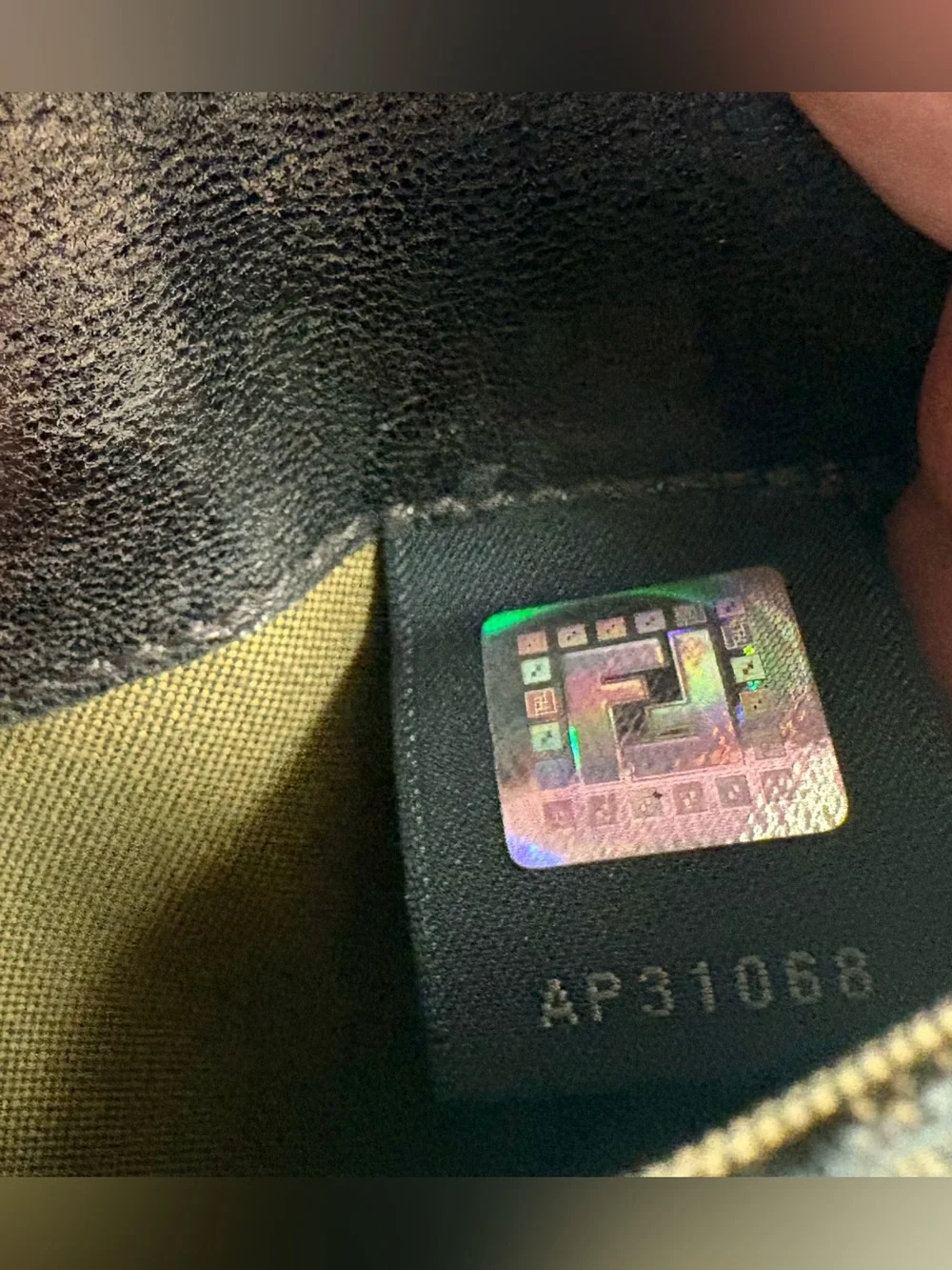 Fendi Zucca Crescent Logo  Wallet